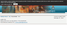 Tablet Screenshot of comune.gualtieri.re.it